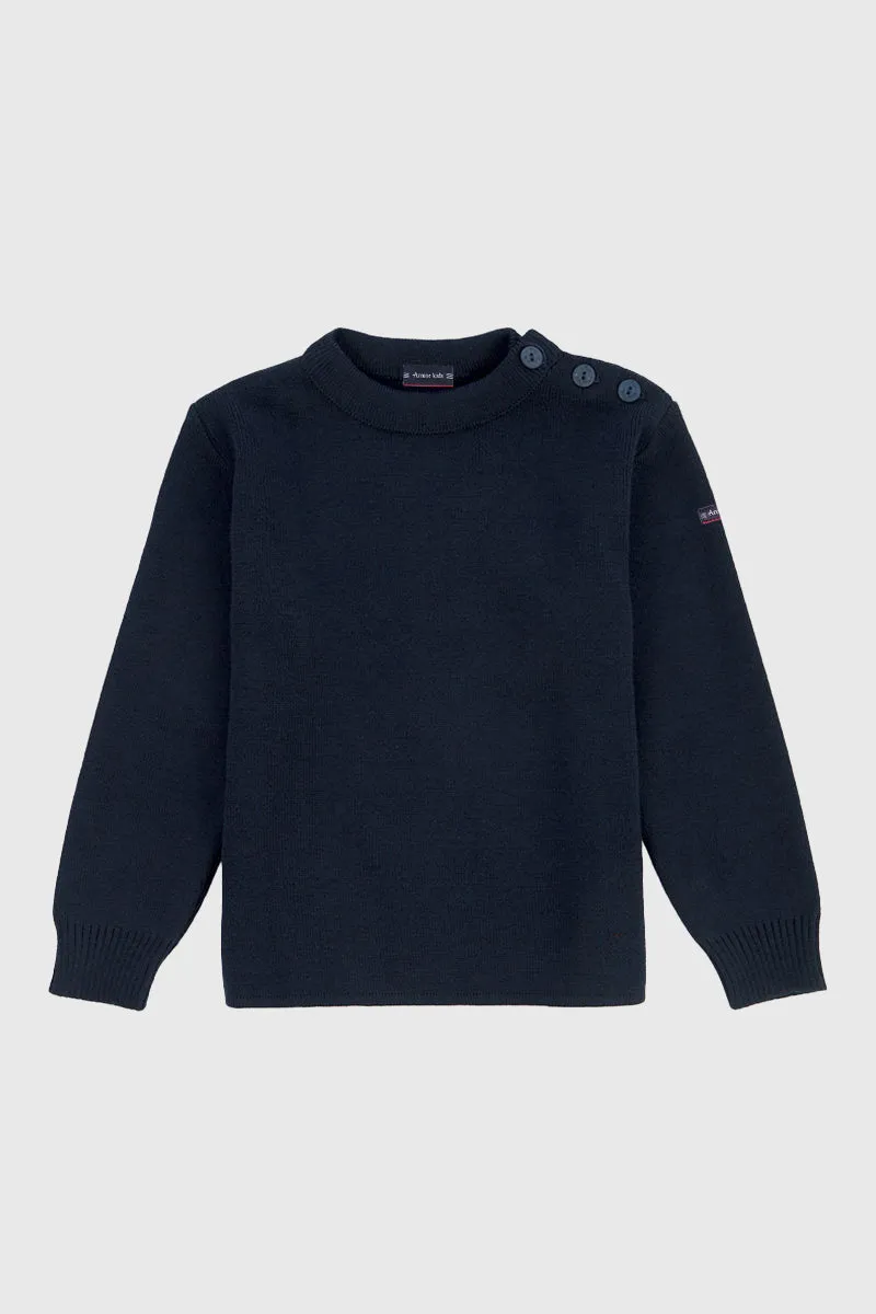 armor-lux-pull-marin-uni-fouesnant-kids-pull-enfant image 1