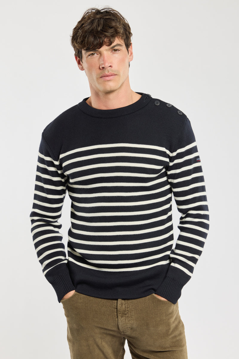 armor-lux-pull-marin-ray-paimpol-homme-laine-50-laine image 4