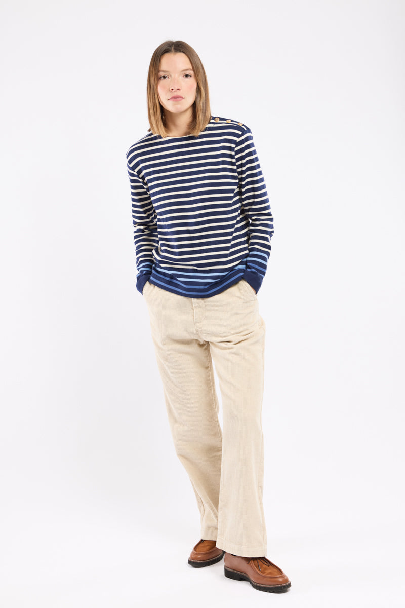 armor-lux-marini-re-femme-paule-boutonn-e-coton-pais-3 image 3