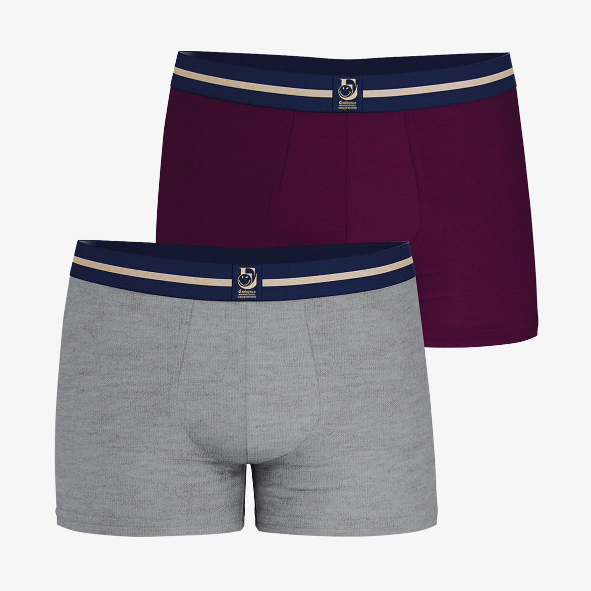 lot-de-2-boxers-homme-eminence-x-smileyworld-jersey-stretch image 5