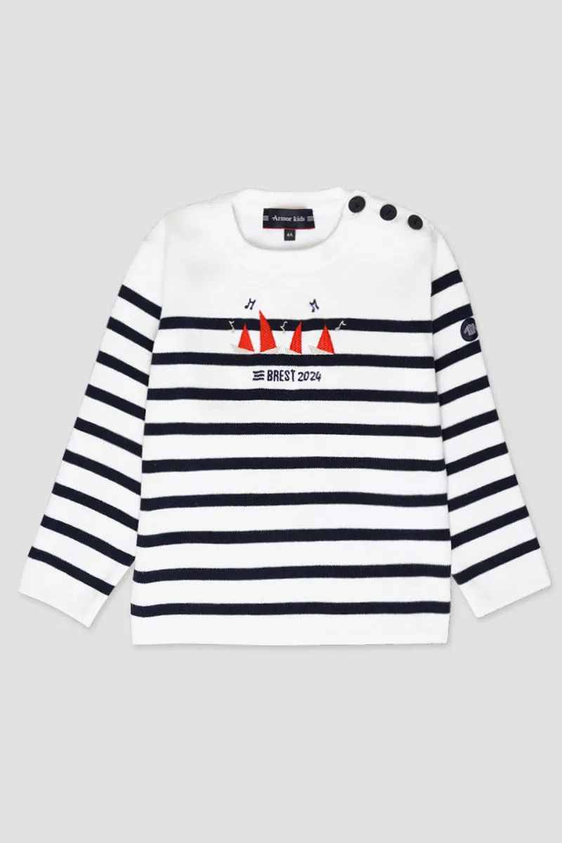 armor-lux-pull-marin-brod-kids-brest-2024-coton-enfant image 1