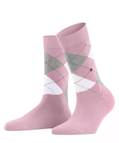 burlington-queen-chaussettes-femme-en-coton-argyle-rose-8653-41-45 image 7