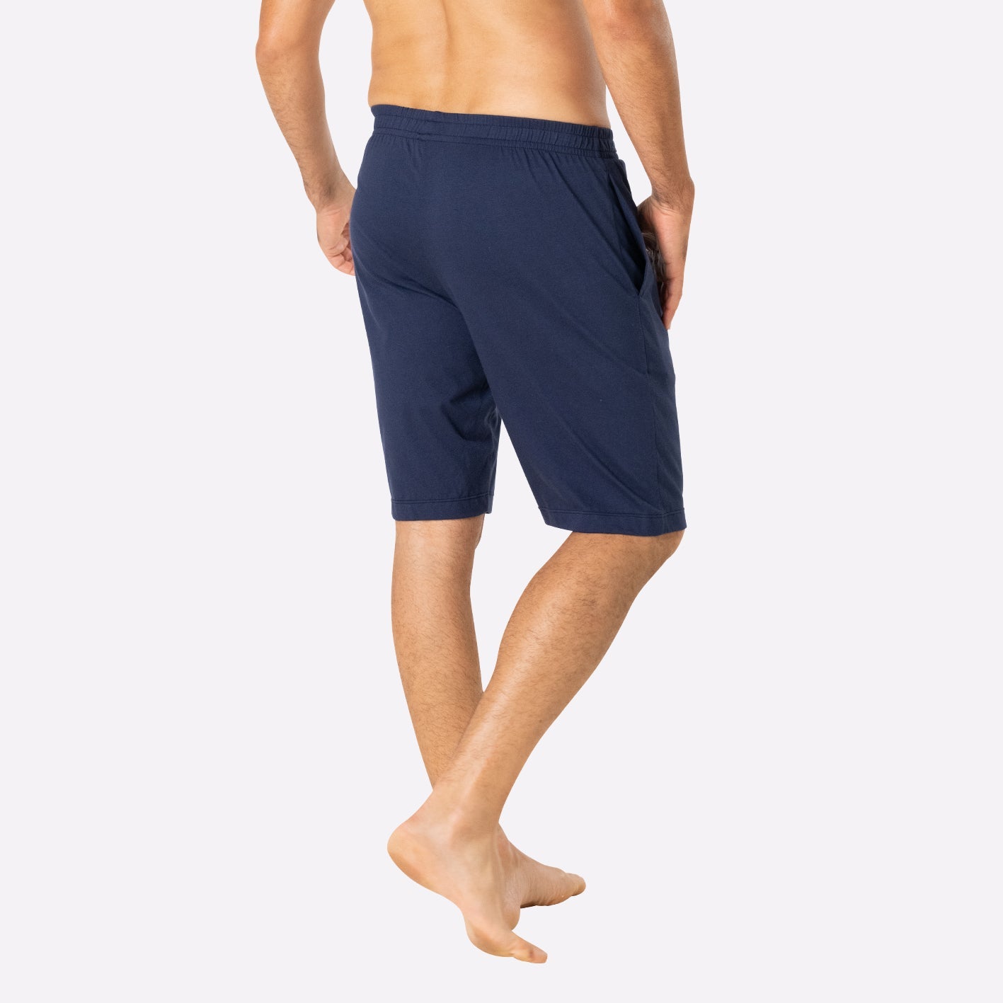 eminence-pyjama-court-club-jersey-coton-vert-marine-homme image 6