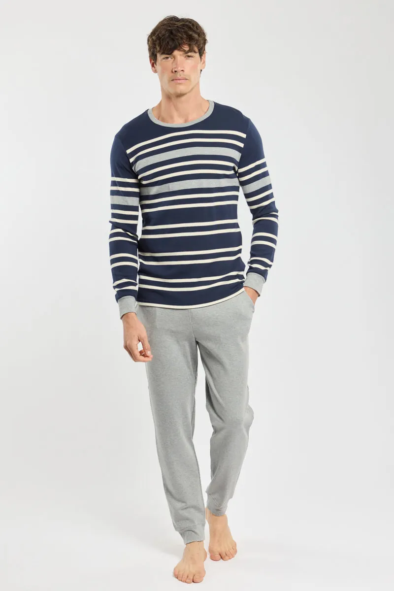 armor-lux-pyjama-jogging-homme-coton image 1