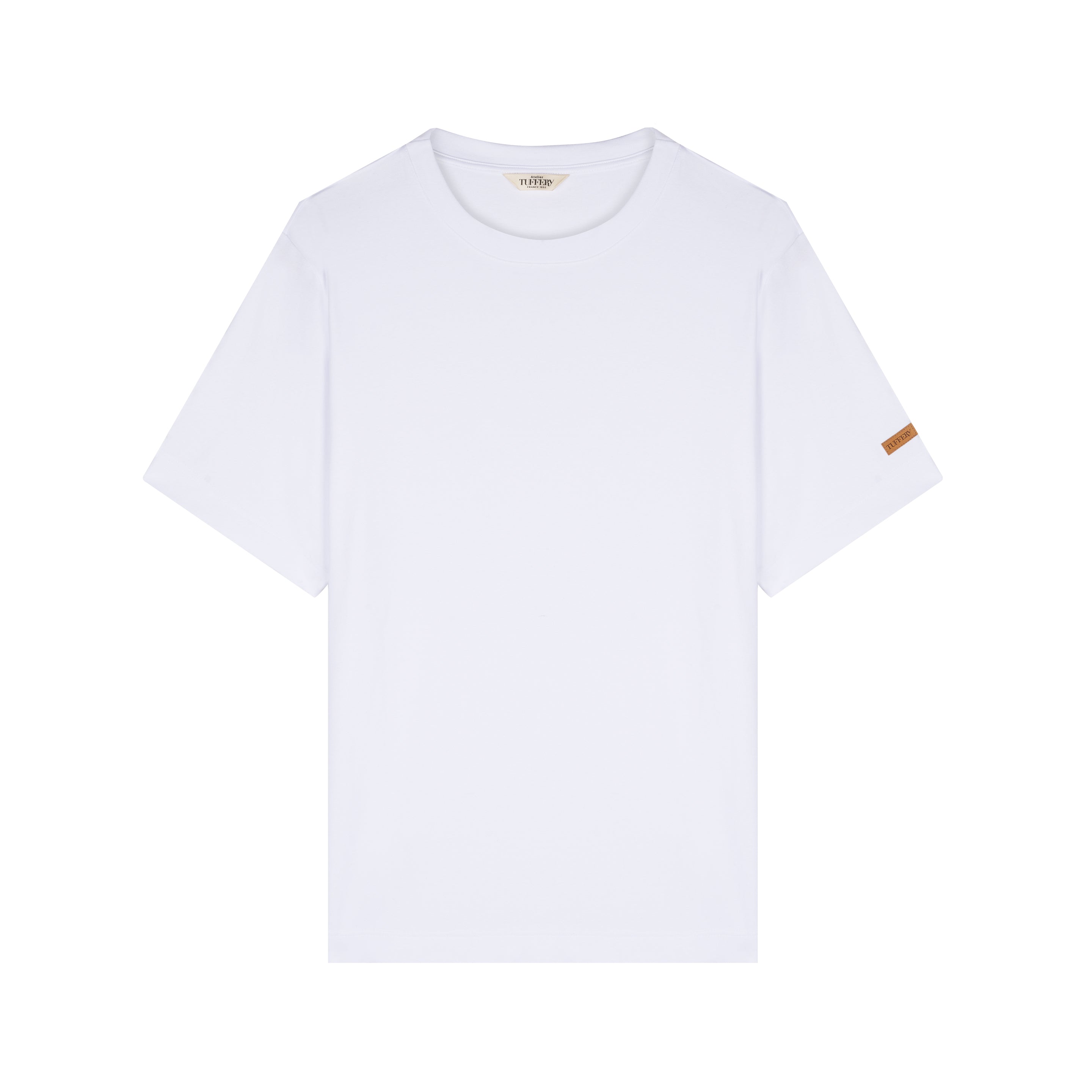 atelier-tuffery-t-shirt-homme-coton-bio-blanc image 1