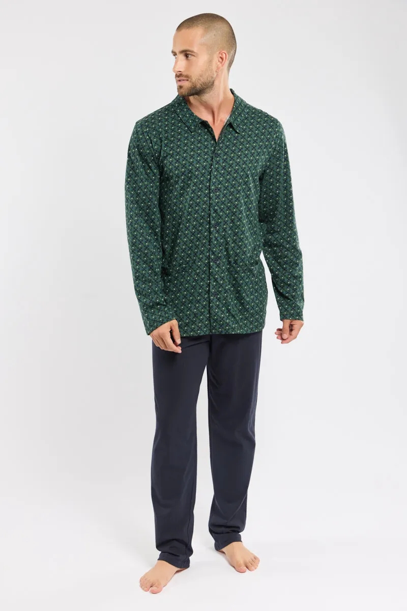 armor-lux-h-ritage-pyjama-imprim-coton-homme image 1