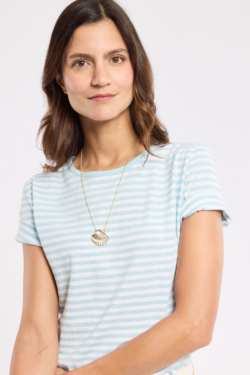 armor-lux-h-ritage-t-shirt-ray-femme-en-coton-et-lin image 2