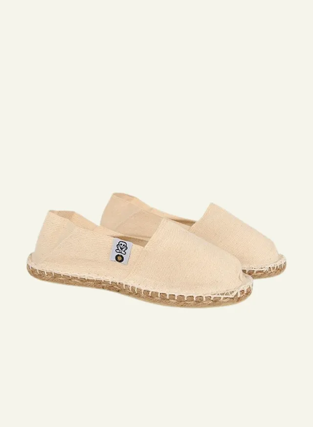 espadrille-blanc-cr-me-toile-coton-r-g-n-r-semelle-jute image 1