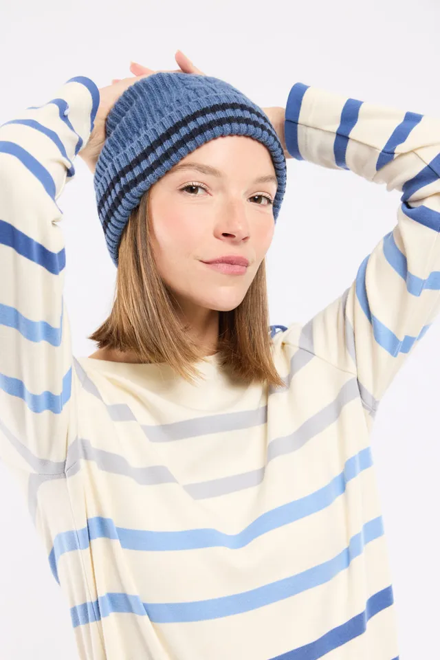 armor-lux-bonnet-torsad-femme-laine-80-20-x-23-cm image 1