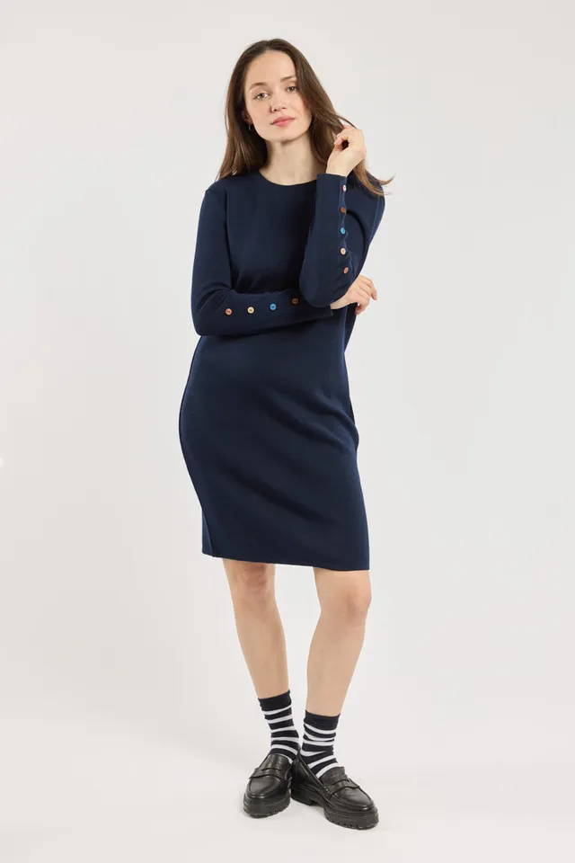 armor-lux-robe-deauville-femme-laine-manches-longues image 1