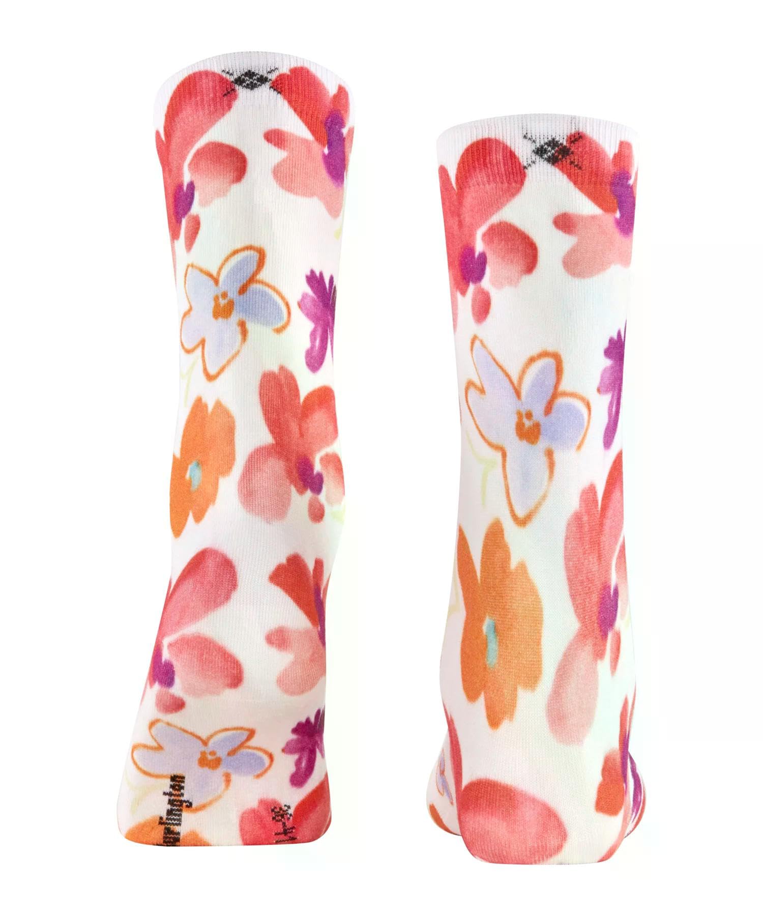 burlington-garden-bloom-chaussettes-femme-blanc-white-2009-36-41 image 2