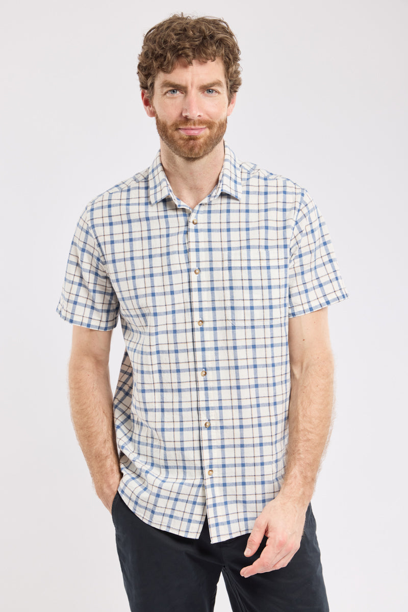 armor-lux-chemise-carreaux-homme-manches-courtes-coton-2 image 1