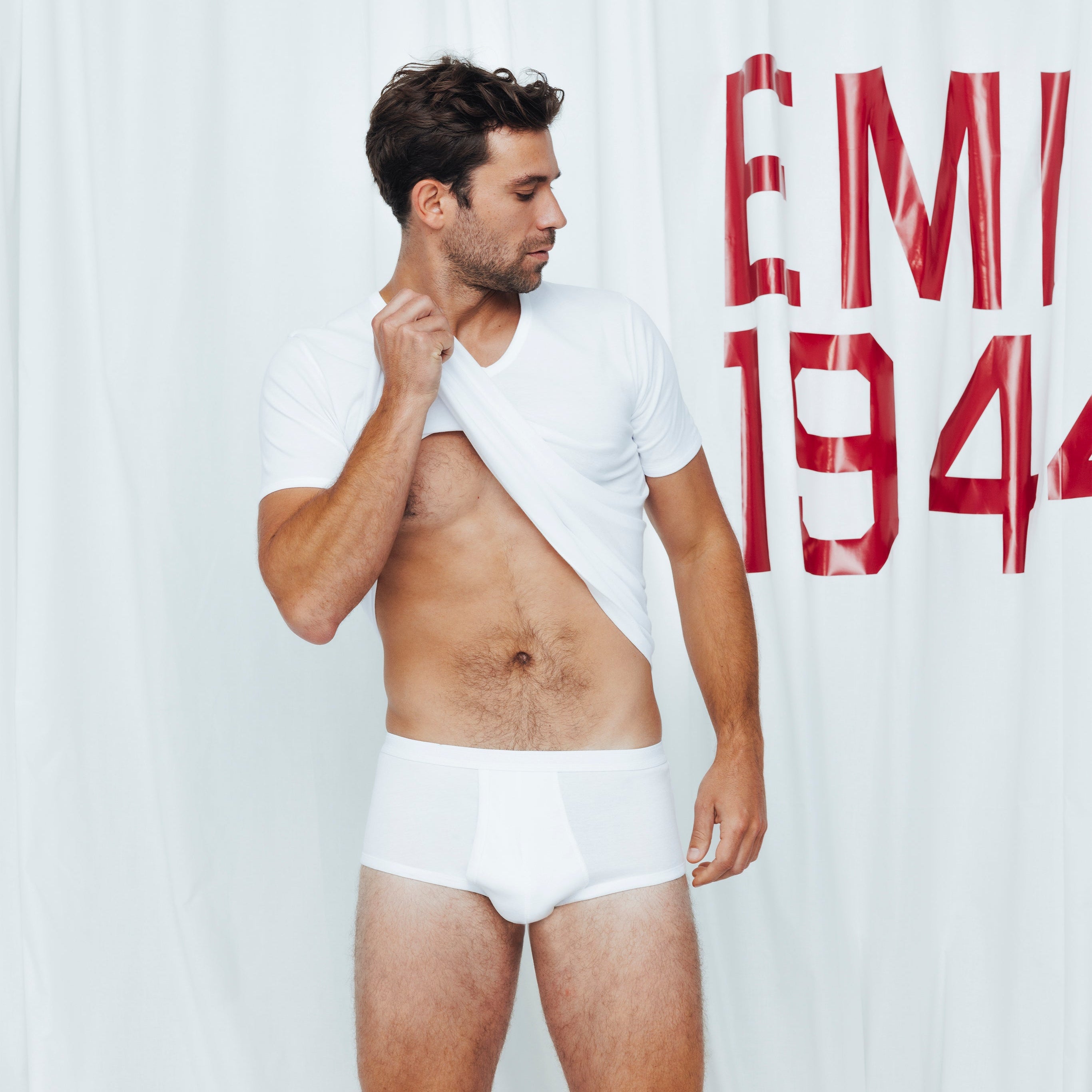 eminence-lot-de-3-slips-homme-taille-haute-ouvert-pur-coton-premium image 4