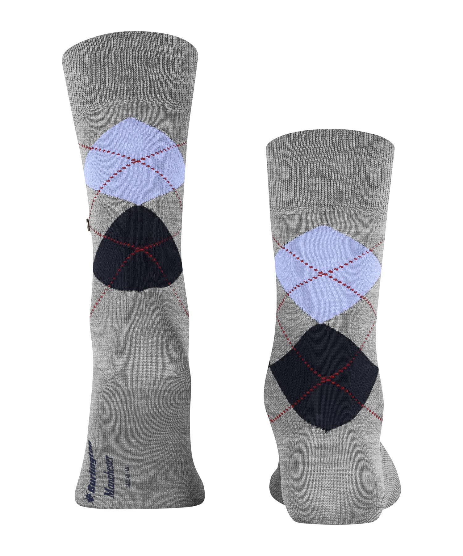 burlington-manchester-chaussettes-homme-coton-gris-40-46 image 2