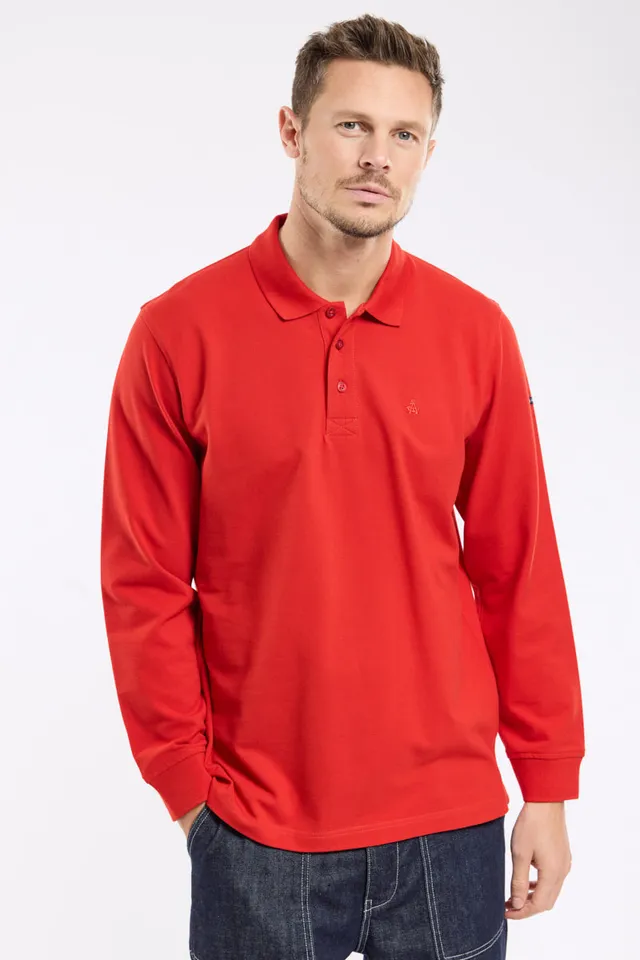 armor-lux-polo-manches-longues-homme-coton-piqu-2 image 1