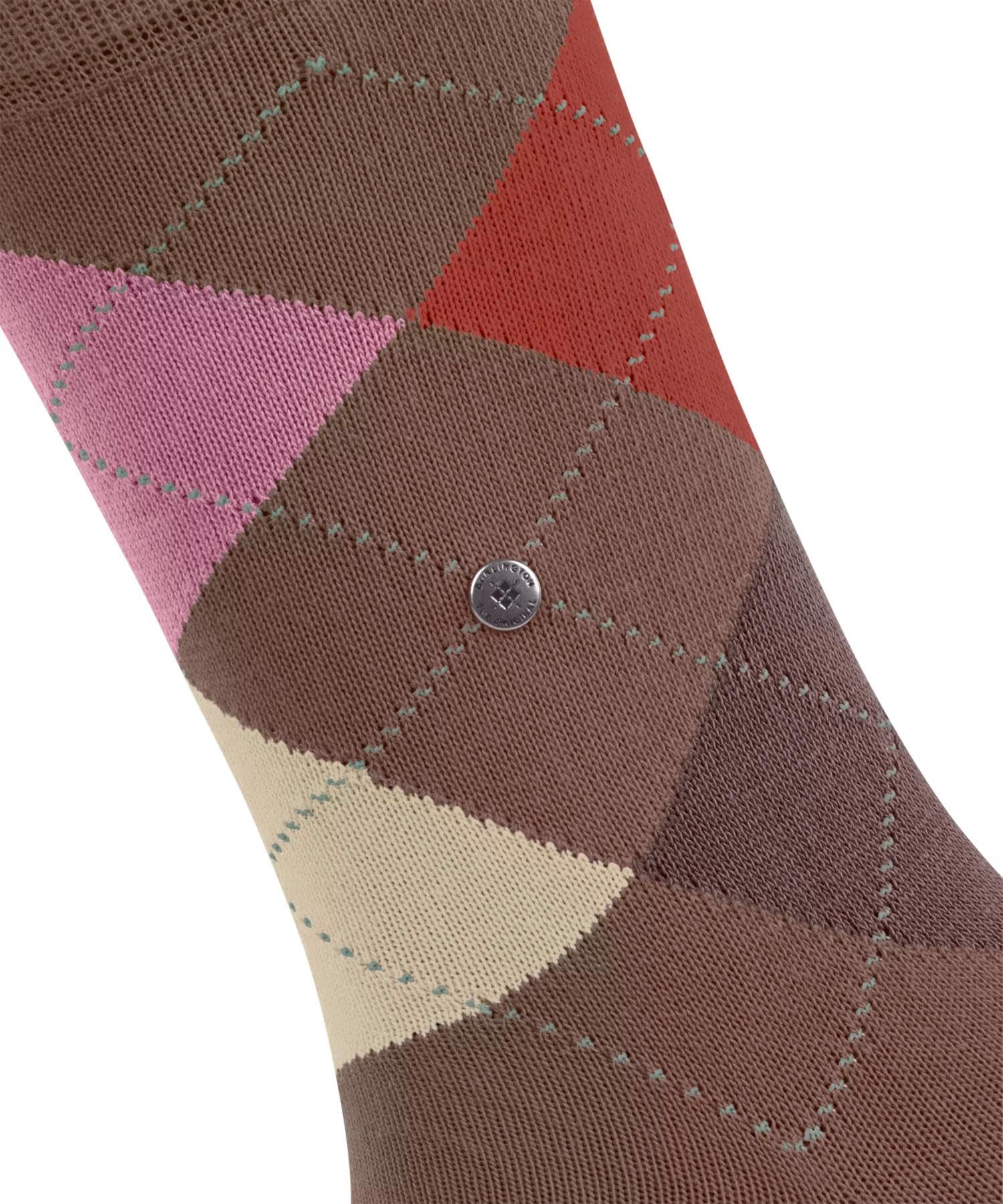 burlington-queen-chaussettes-femme-coton-fantaisie-marron-walnut-5022-36-41 image 4