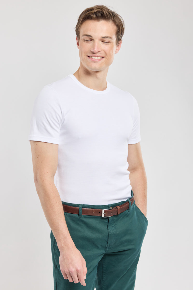 armor-lux-t-shirt-homme-col-rond-coton-bio-pais-interlock-2 image 5