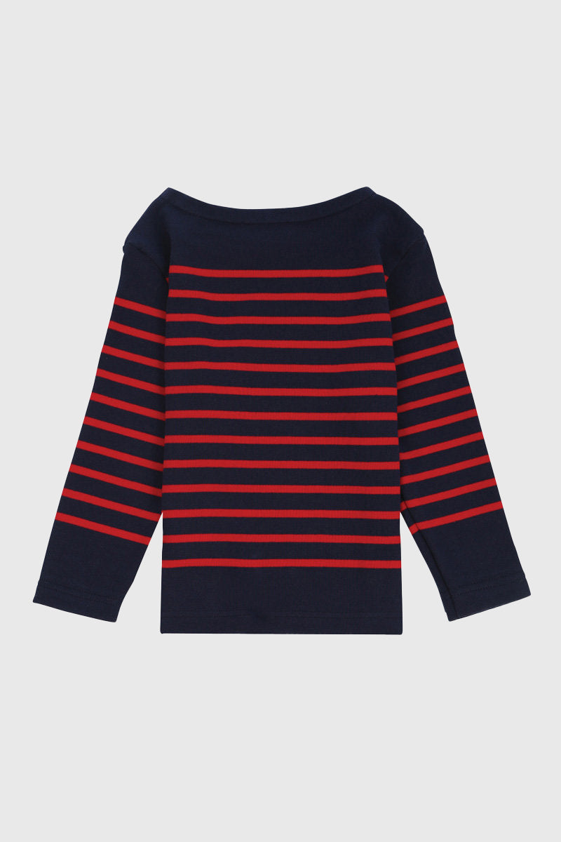 armor-lux-marini-re-amiral-kids-enfant-coton-col-bateau image 2