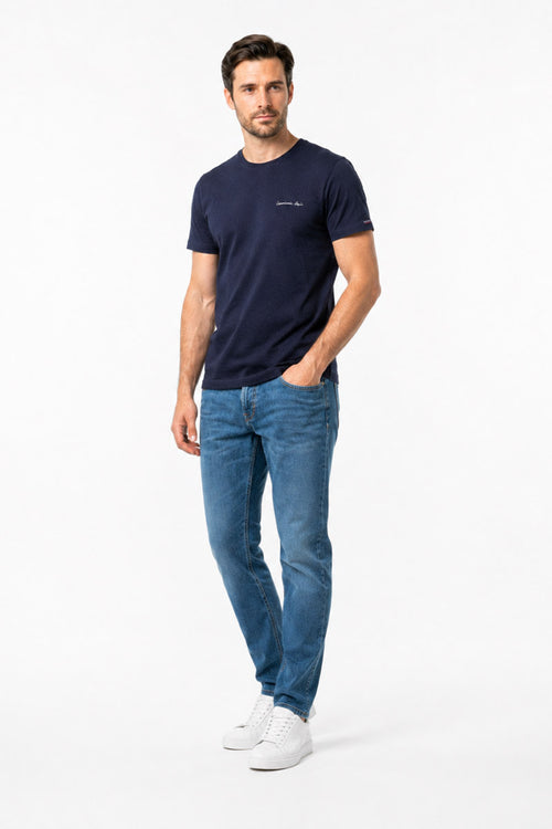 armor-lux-t-shirt-mixte-commissaire-dupin-uni-en-coton image 6