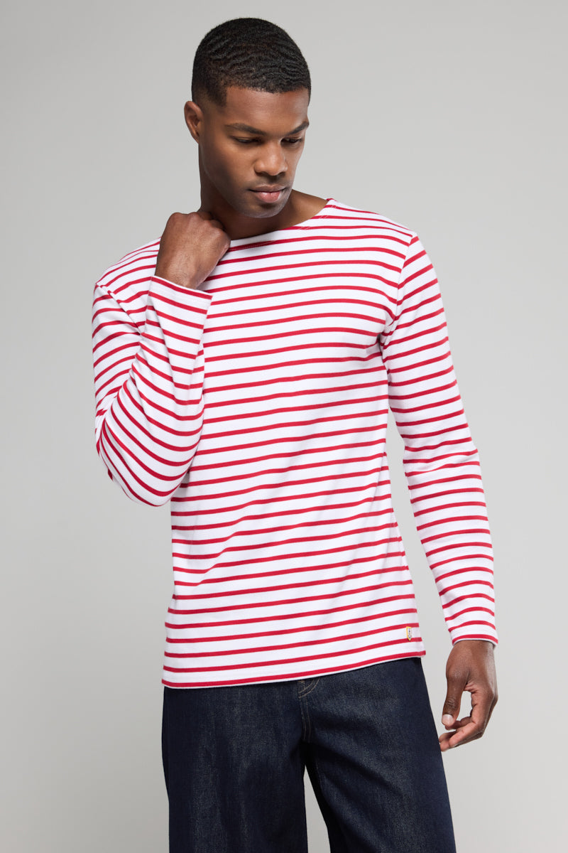 armor-lux-marini-re-homme-col-bateau-coton-pais-260g-m image 6