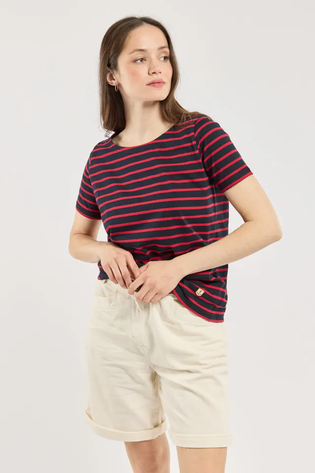 armor-lux-marini-re-h-ritage-coton-l-ger-manches-courtes-4 image 1