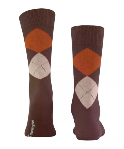 burlington-edinburgh-chaussettes-homme-laine-fantaisie-argyle-marron-hazelnut-52 image 7