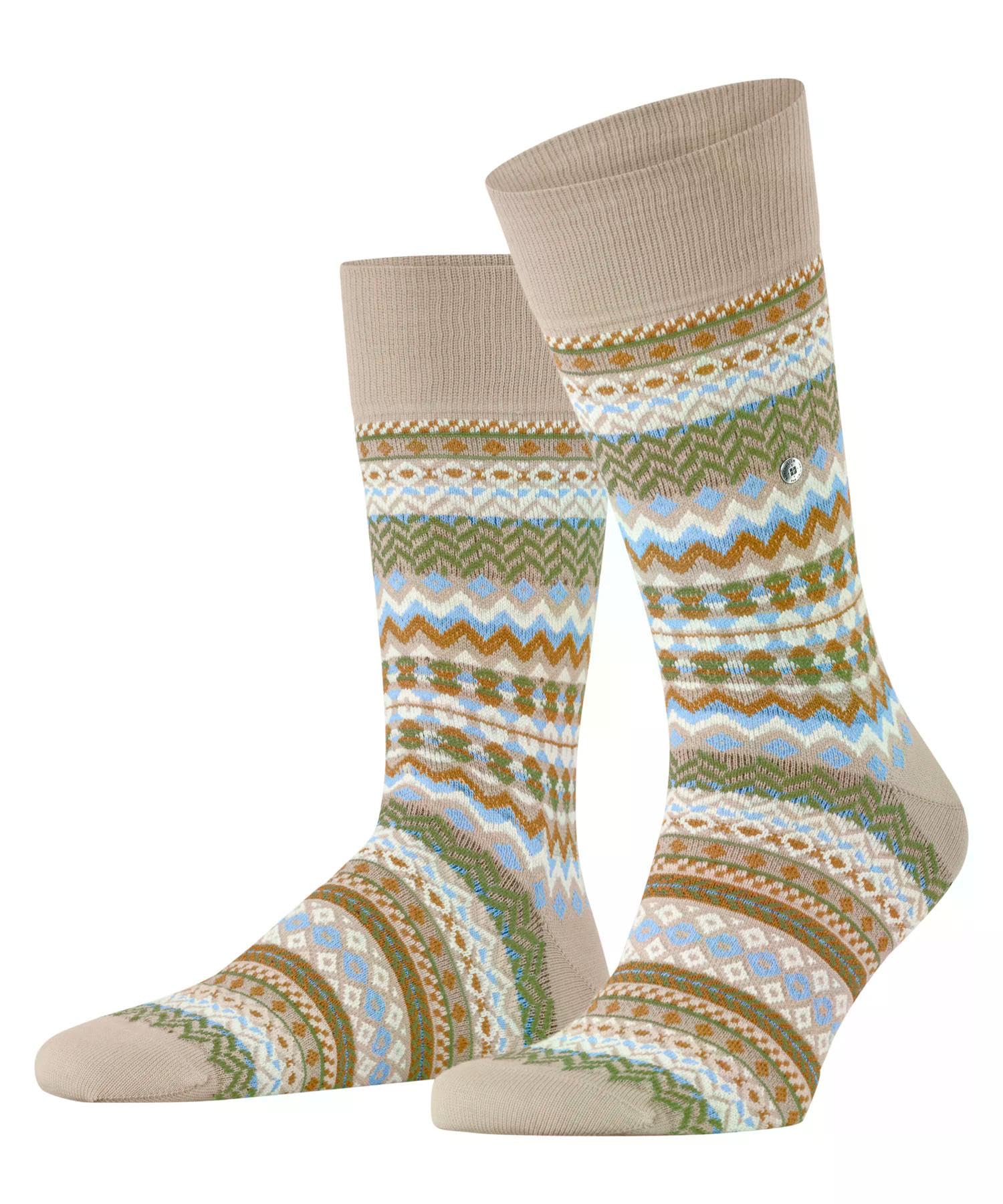 burlington-fair-isle-homme-chaussettes-laine-respirante image 7
