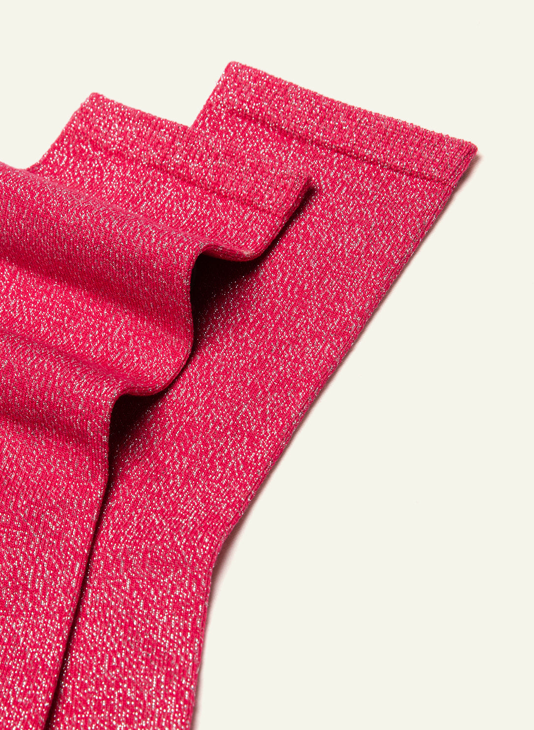 archiduchesse-chaussettes-courtes-paillet-e-fuchsia-lurex image 4