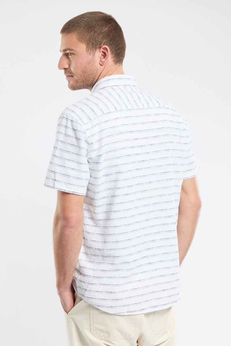 armor-lux-chemise-manches-courtes-lin-et-coton-h-ritage-ray-e-homme image 6