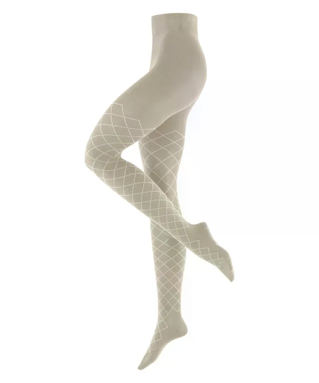 burlington-argyle-affair-collants-femme-coton-beige-gravel-4840-40-42 image 1