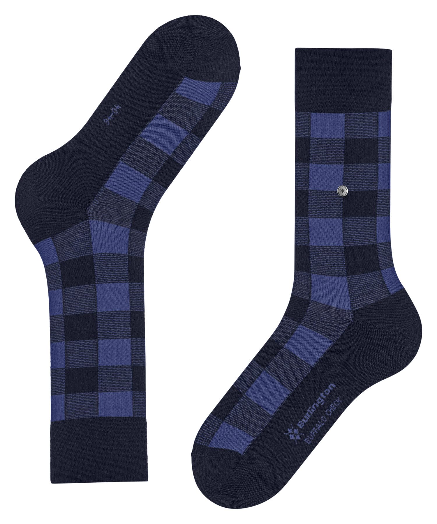 burlington-buffalo-check-chaussettes-homme-bleu-royal-6879-40-46 image 6