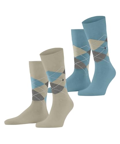 burlington-everyday-argyle-chaussettes-homme-coton-lot-de-2-beige image 6