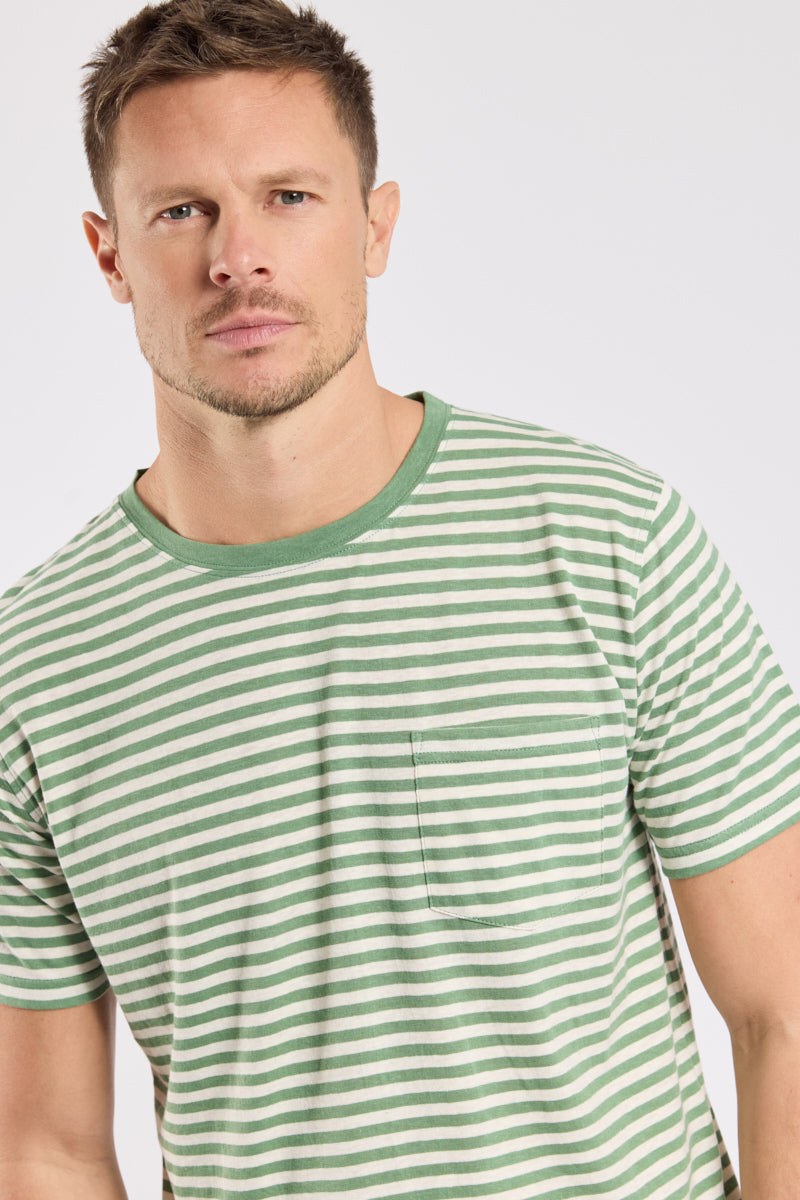 armor-lux-t-shirt-ray-homme-coton-et-lin-poche-poitrine-2 image 2