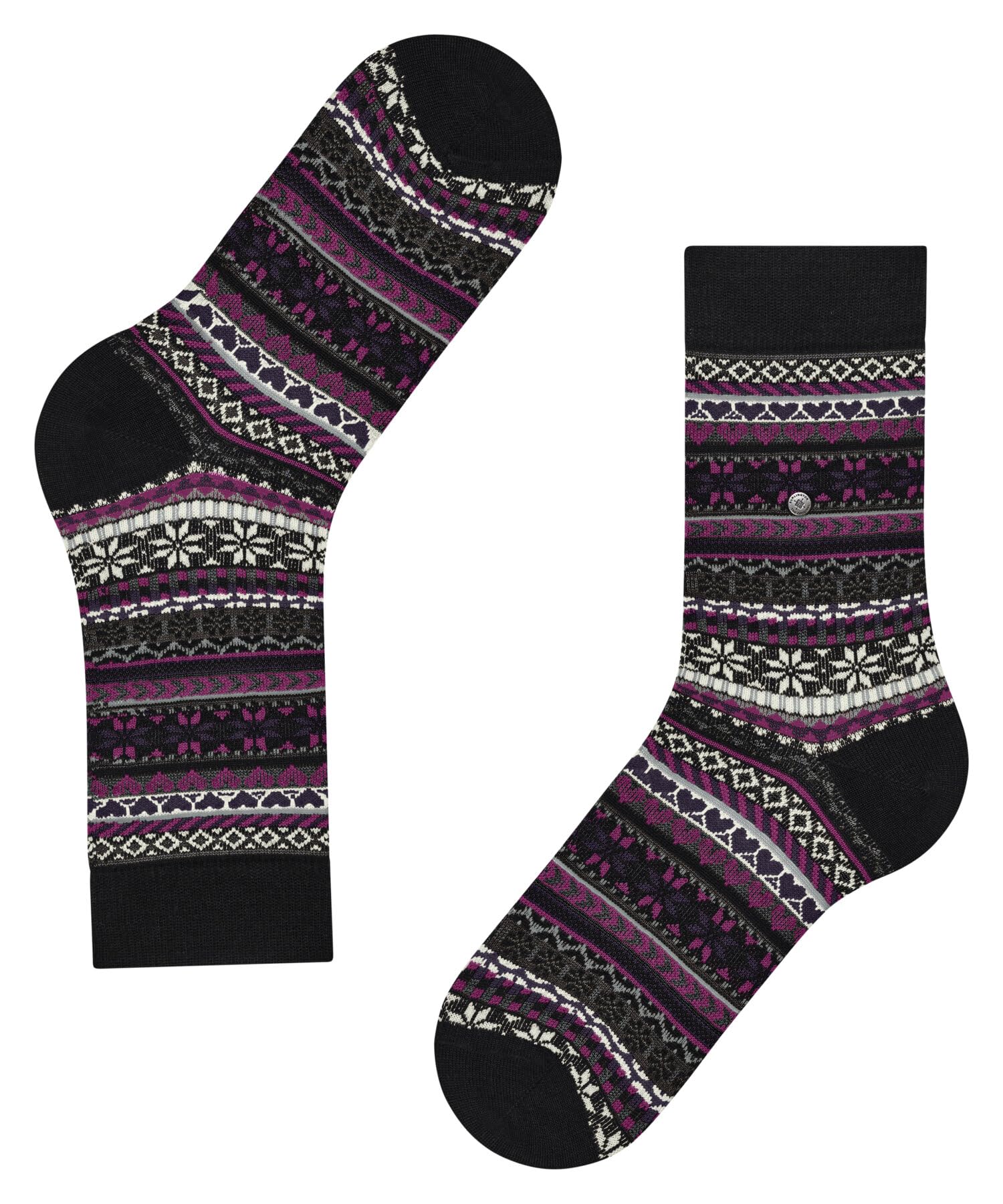 burlington-fair-isle-delight-chaussettes-femme-laine-respirante image 5