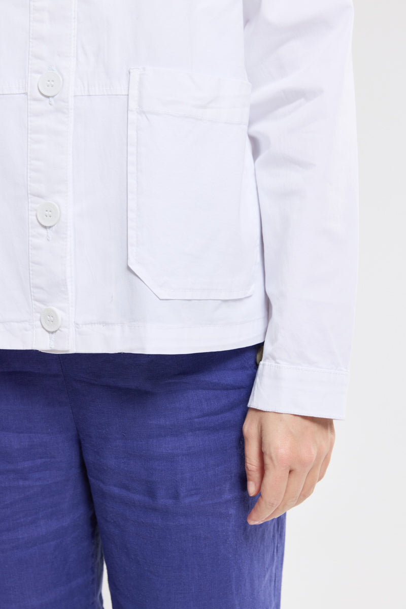 armor-lux-veste-courte-boutonn-e-femme-toile-gabardine-coton-stretch image 6