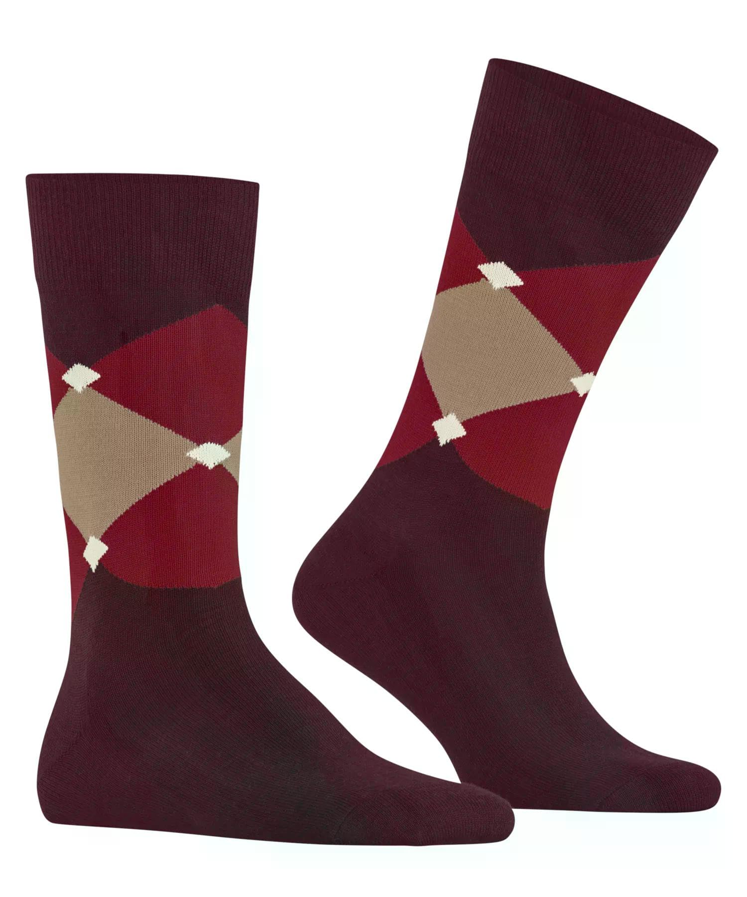 burlington-warm-clyde-chaussettes-homme-laine-respirante-motif-losanges image 3