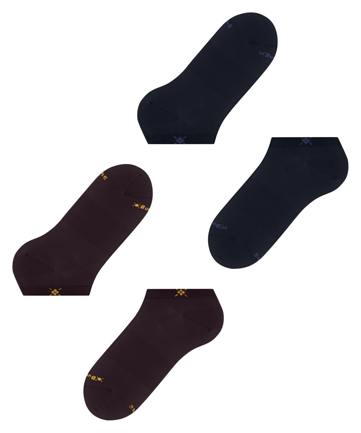 burlington-everyday-sneaker-lot-2-paires-socquettes-homme-claret-40-46 image 5