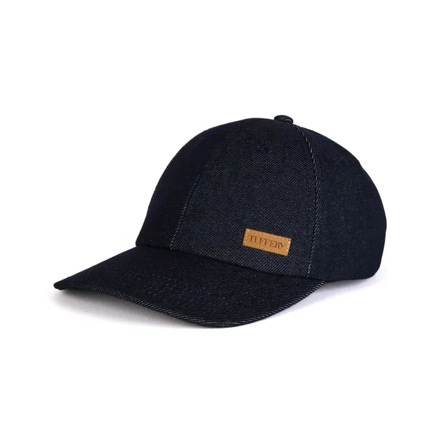 atelier-tuffery-casquette-en-jean-brut-accessoire-denim image 1