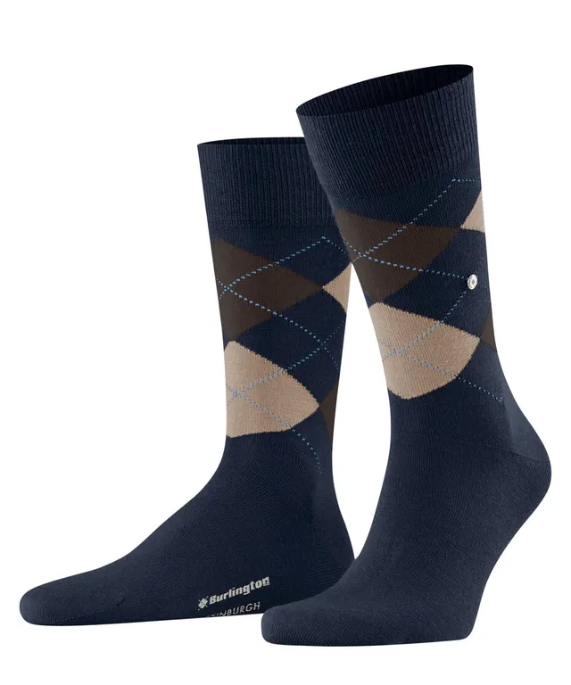 burlington-edinburgh-chaussettes-homme-laine-bleu-marine-6121-40-46 image 1