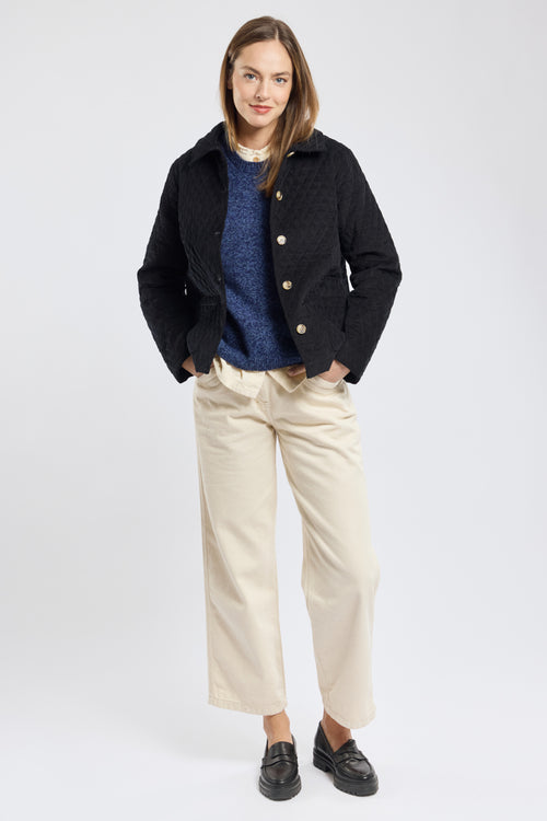 armor-lux-veste-matelass-e-velours-c-tel-coton-femme image 6