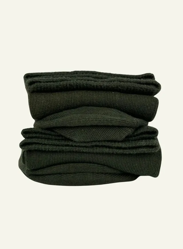 archiduchesse-de-ville-en-kakimini-chaussettes-coton-mi-mollet image 1