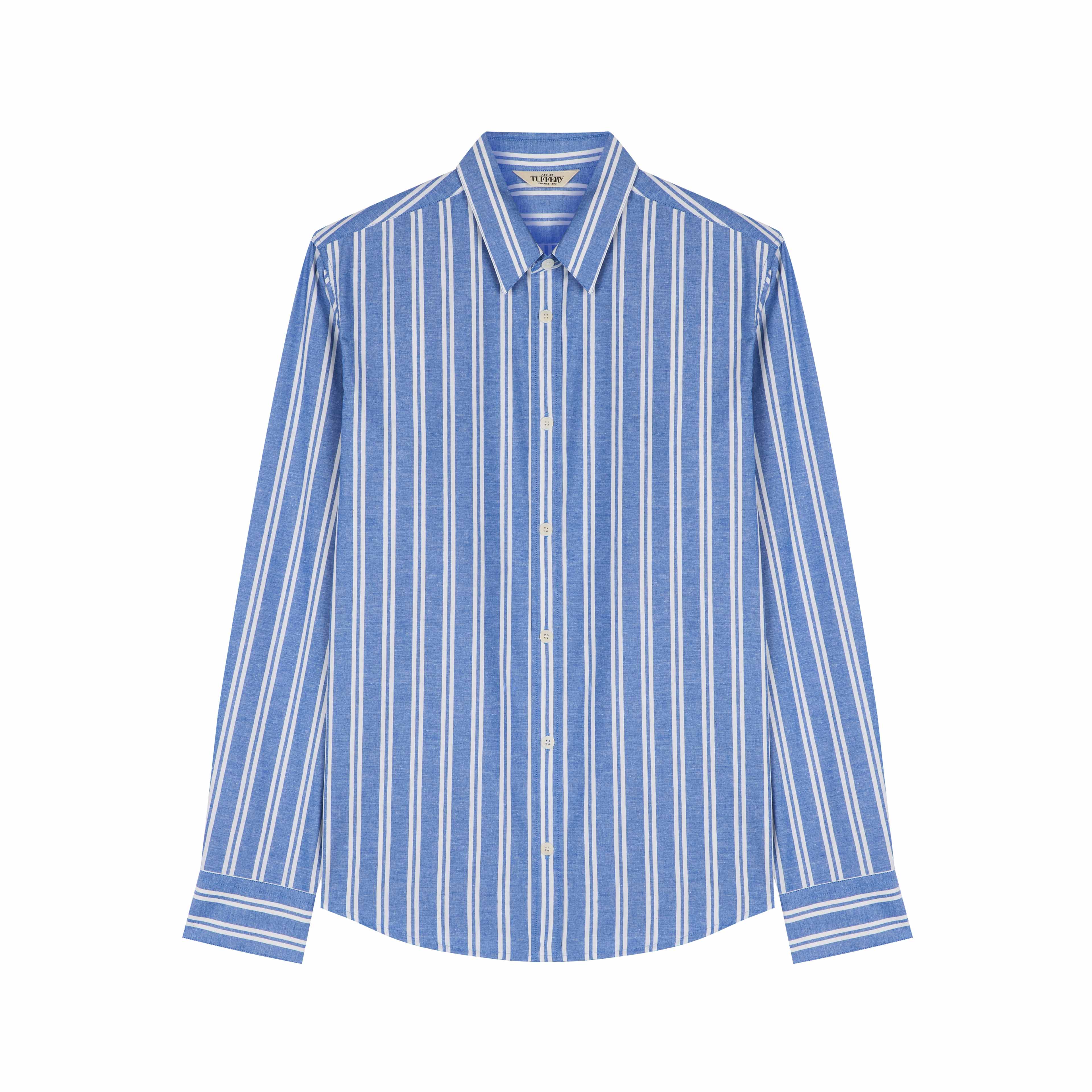 atelier-tuffery-aubrac-chemise-homme-droite-ray-e-coton image 1