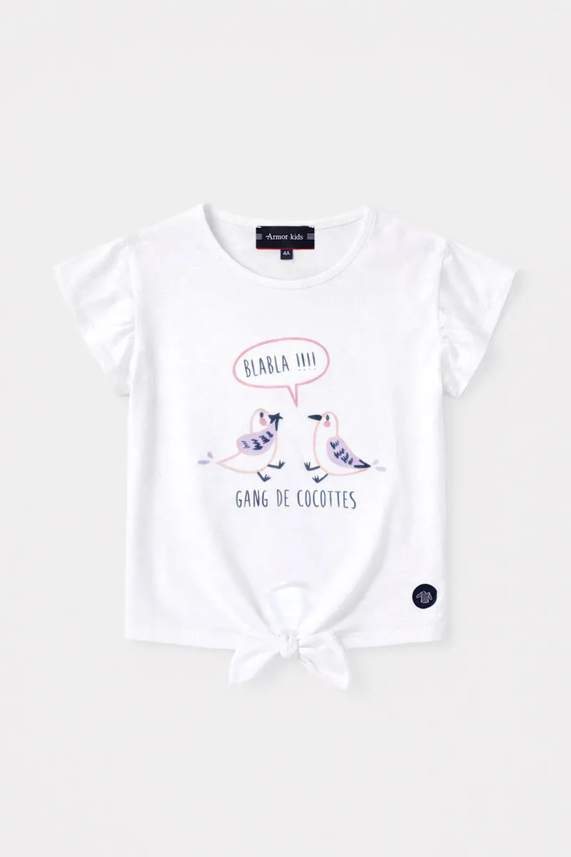 armor-lux-t-shirt-mouettes-enfant-coton-l-ger-manches-volant-es image 1