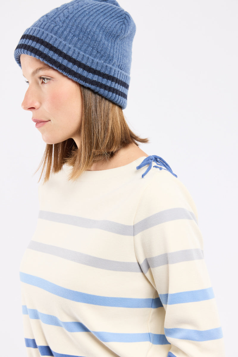 armor-lux-bonnet-torsad-femme-laine-80-20-x-23-cm image 2