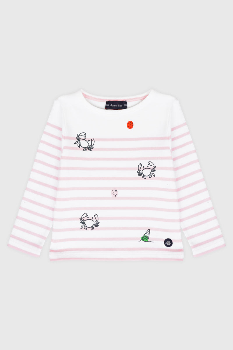 armor-lux-marini-re-crabes-kids-coton-pais-manches-longues image 1