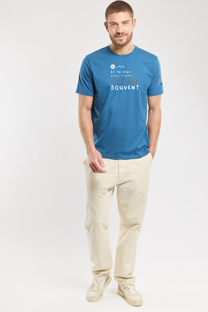 armor-lux-t-shirt-almanach-marin-breton-coton image 3