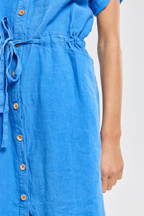 armor-lux-robe-ceintur-e-lin-femme-boutons-bois image 5