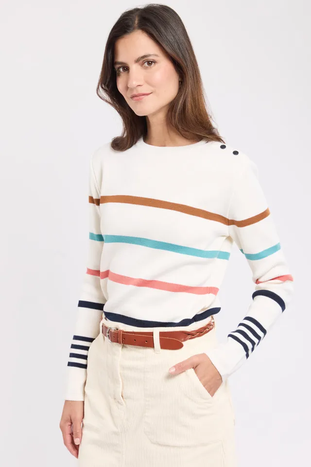 armor-lux-pull-marin-ray-deauville-femme-laine image 1