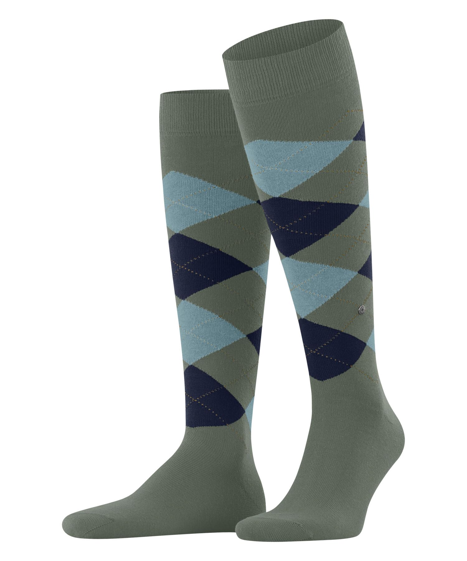 burlington-king-chaussettes-hautes-homme-coton-bio-argyle image 1
