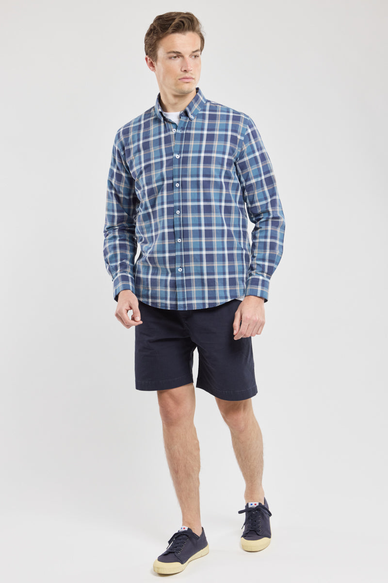 armor-lux-chemise-droite-carreaux-homme-coton-lin image 5